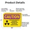 Signmission Radiation & Laser Sign, 7 in H x 10 in W, Aluminum, Rectangle OS-2PACK-CR-A-710-L-10211 - alternate 3